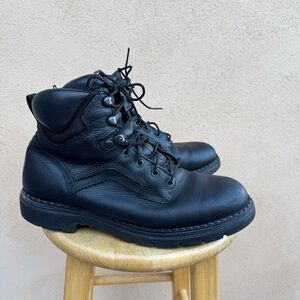 Red Wing Black Leather Lace Up 923 Work Boots Mens 11